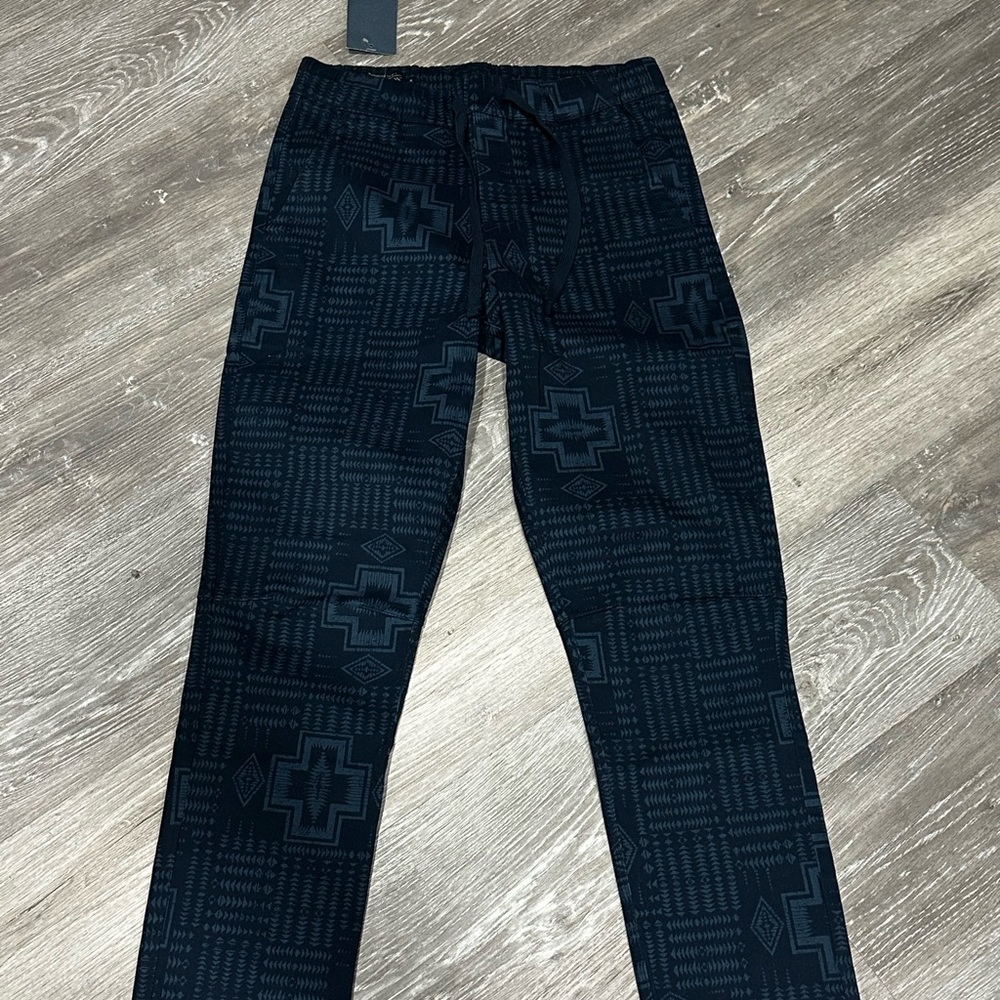 Pendleton Navy Patterned Pants